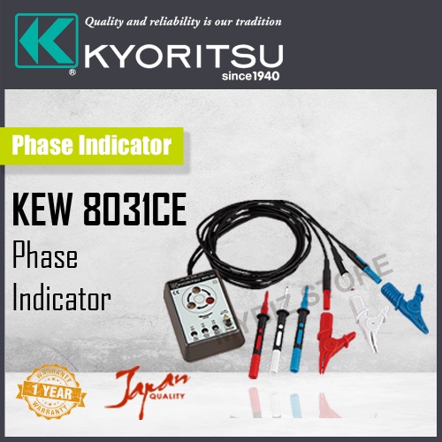 Kyoritsu 8031CE Digital Phase Indicators With Open Phase Checker