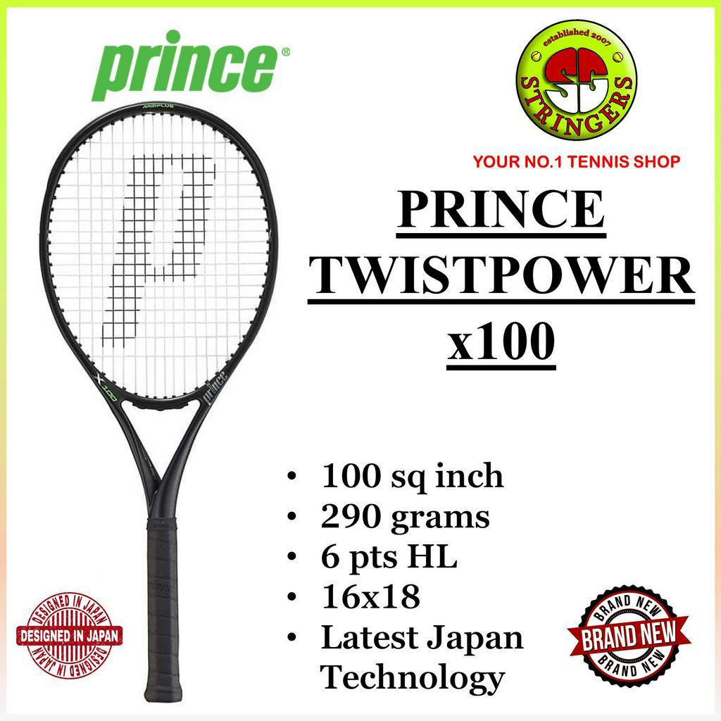 Prince Twistpower X100 Tennis Racket Shopee Singapore