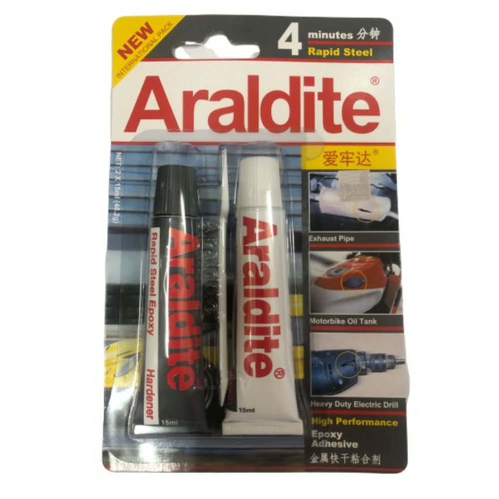 Araldite Steel Filled Minute High Performance Epoxy Adhesive Glue