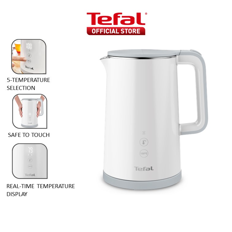 Tefal Sense Digital Kettle L White Ko Shopee Singapore