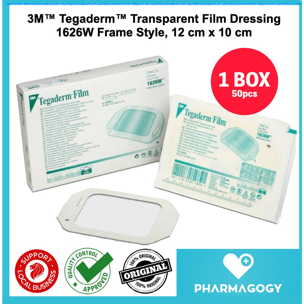 3M Tegaderm Transparent Film Dressing Frame Style 1626W 12 Cm X 10 Cm