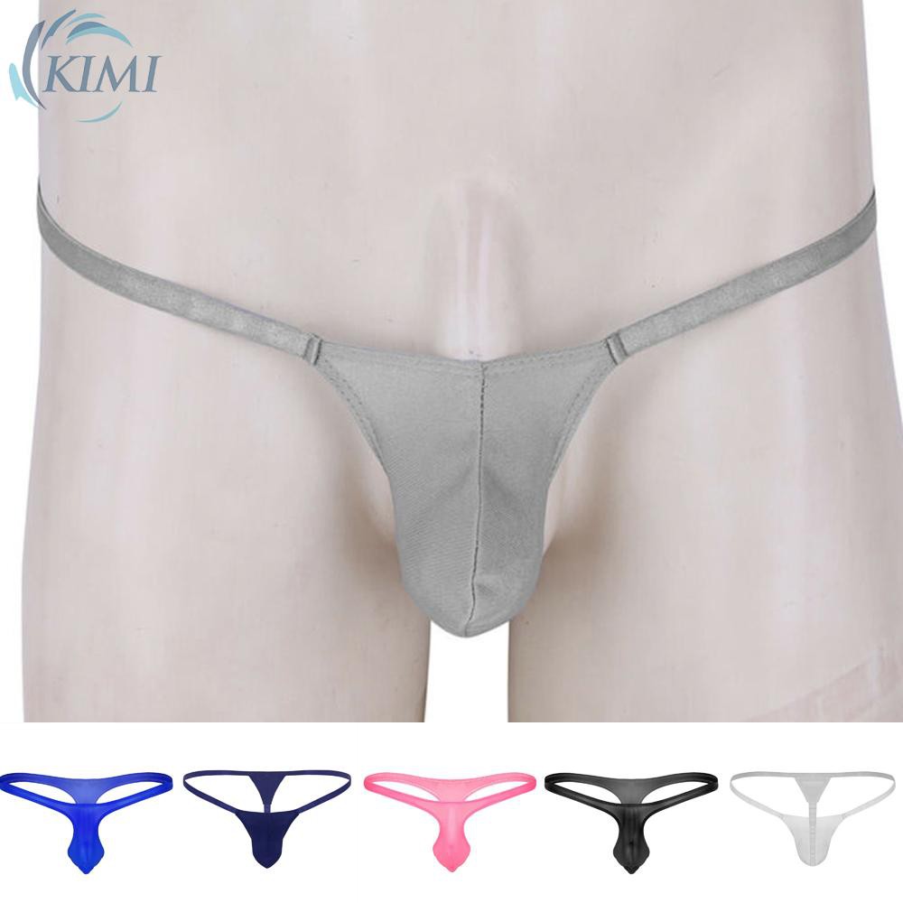 Underwear Mens Underpants Viscose One Size Low Rise G String T Back Briefs Bikini Lingerie