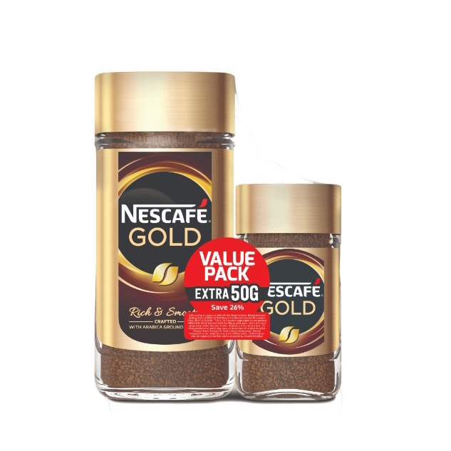 Nescafe Gold Instant Arabica Ground Coffee Rich Smooth 250g