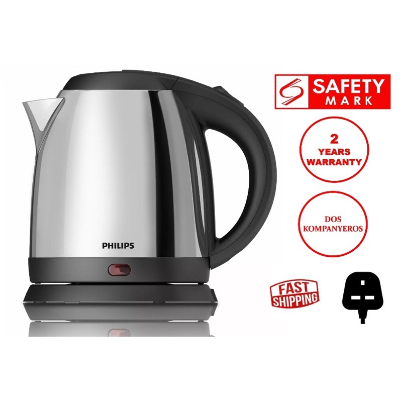 Philips Daily Collection HD9306 03 1 5L Stainless Steel Kettle 3 Pin