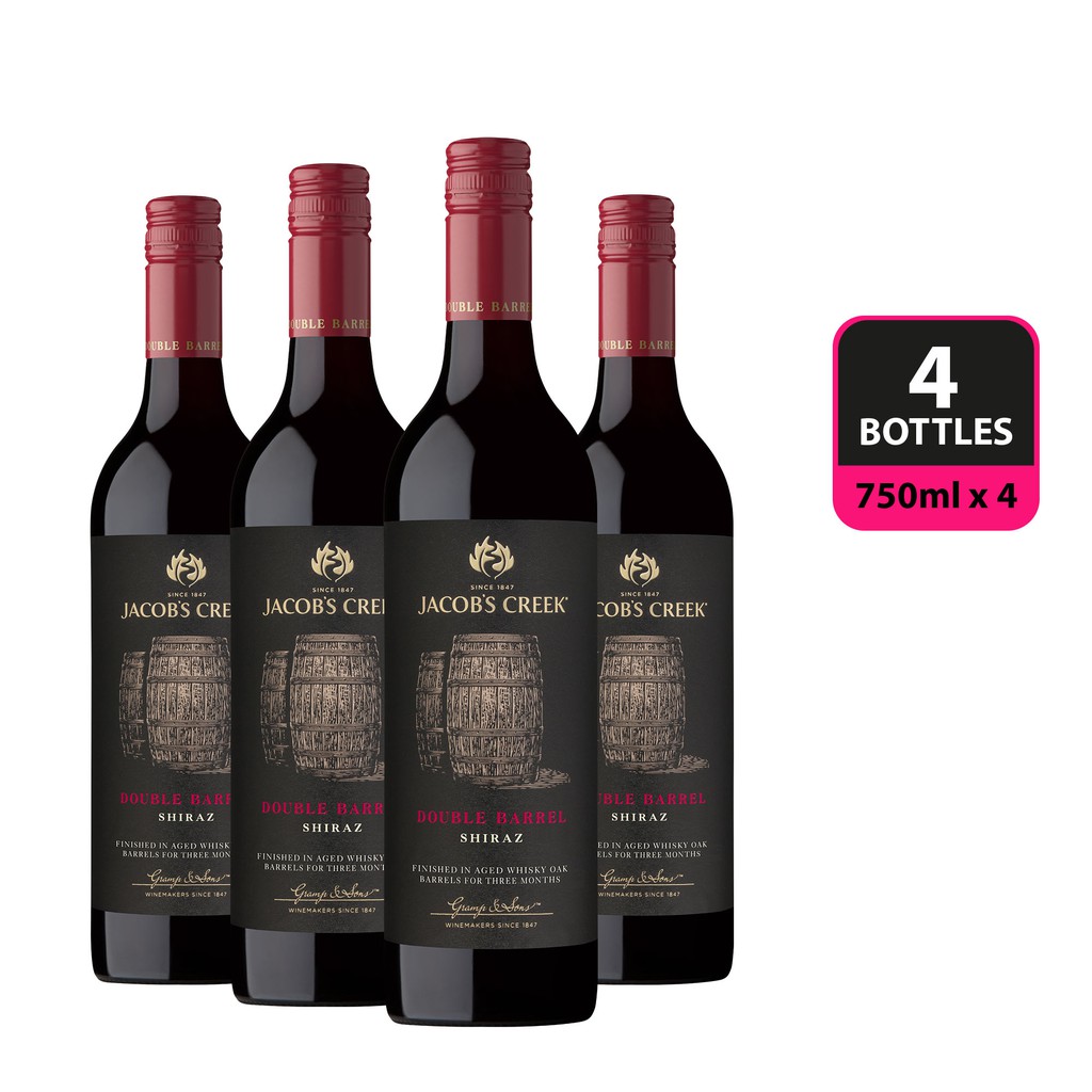 Official Store Wine Bundle Jacob S Creek Double Barrel Shiraz Ml