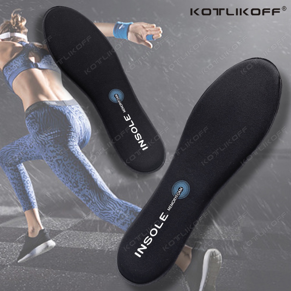 Kotlikoff Memory Foam Insoles For Shoes Sole Anti Shock Deodorant