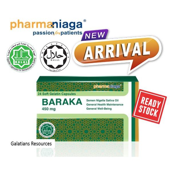 Baraka Habbatus Sauda 450mg Soft Gel Capsule 24 S Quality KKM