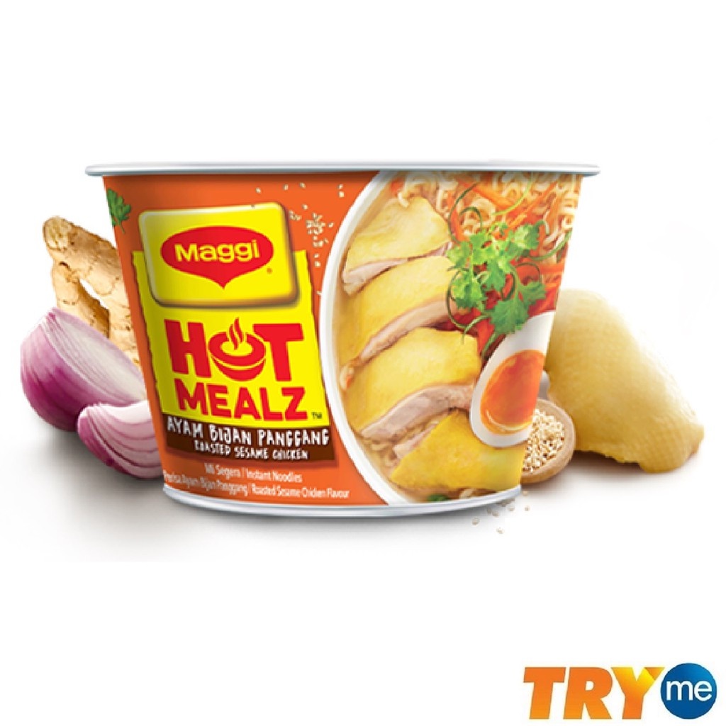 Maggi Hot Mealz Bowl Instant Noodle Sesame Chicken G Shopee Singapore