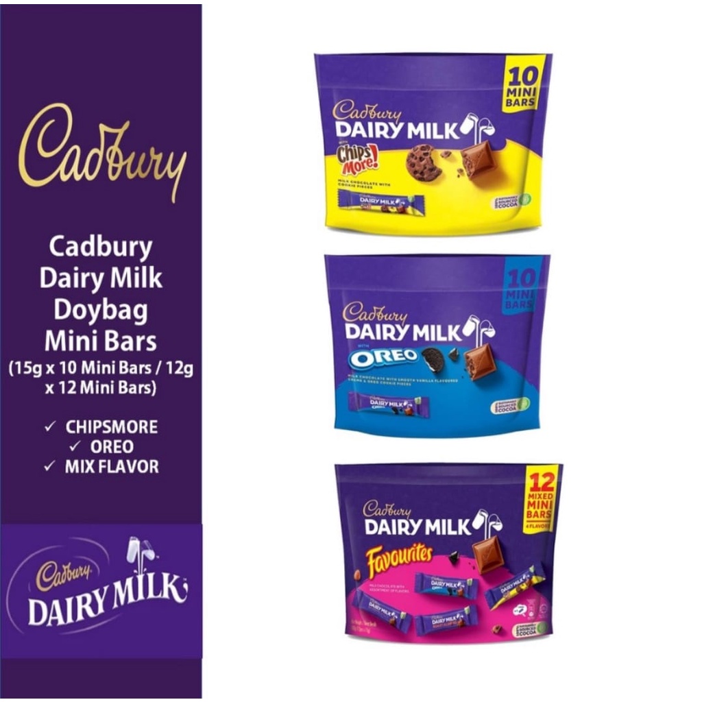 Cadbury Chocolate Sharebag Dairy Milk Oreo Chipsmore Almond