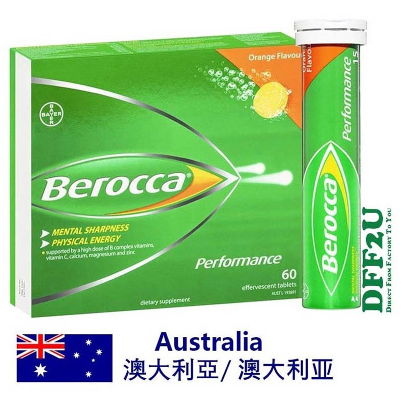 Dff U Berocca Energy Vitamin Orange Effervescent Tablets Pack Expiry