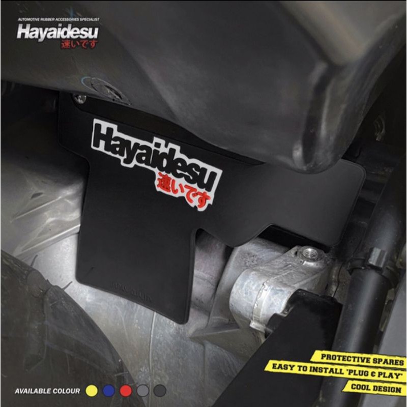 Mesin Hayaidesu Mudflap New Nmax Premium Japan Rubber Nmax V