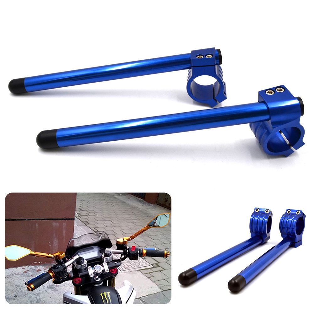 Motorcycle Handlebar Racing 41mm Clip On Ons Fork Handlebars Handle Bar