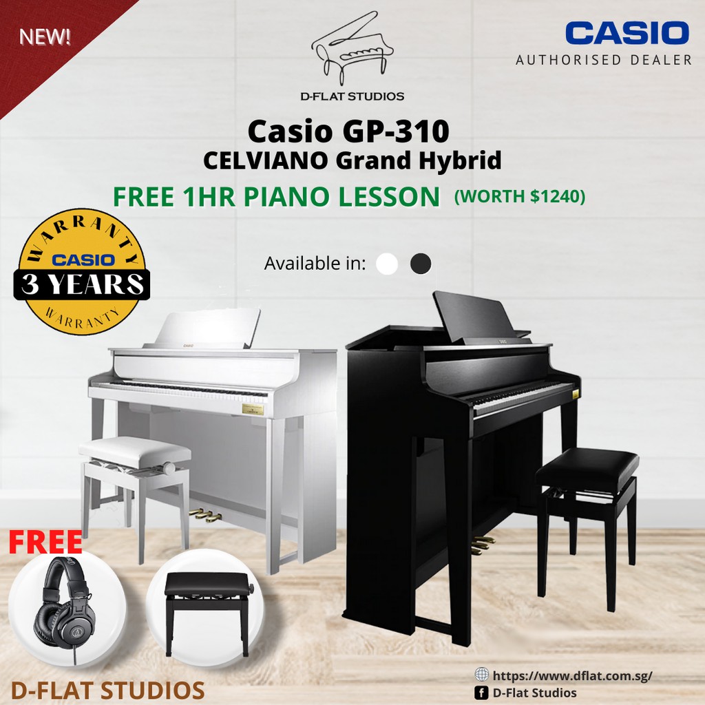 CASIO GP 310 CELVIANO Grand Hybrid Piano Shopee Singapore