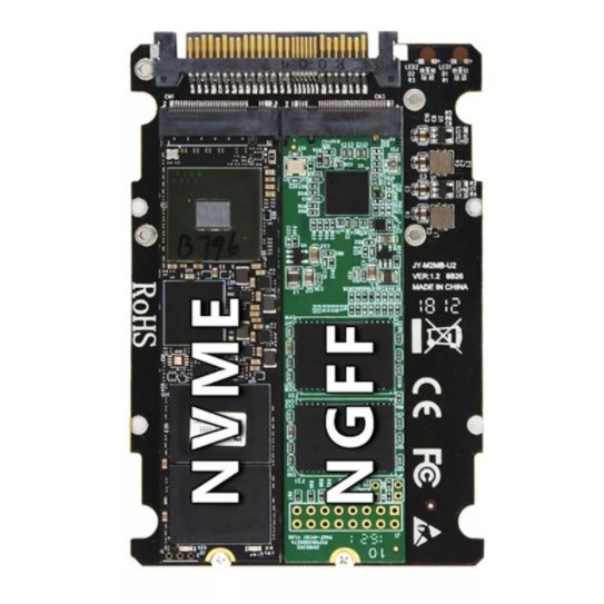 Ngff M Ssd M Key To U Adapter In M Nvme Sata Bus To Pci E