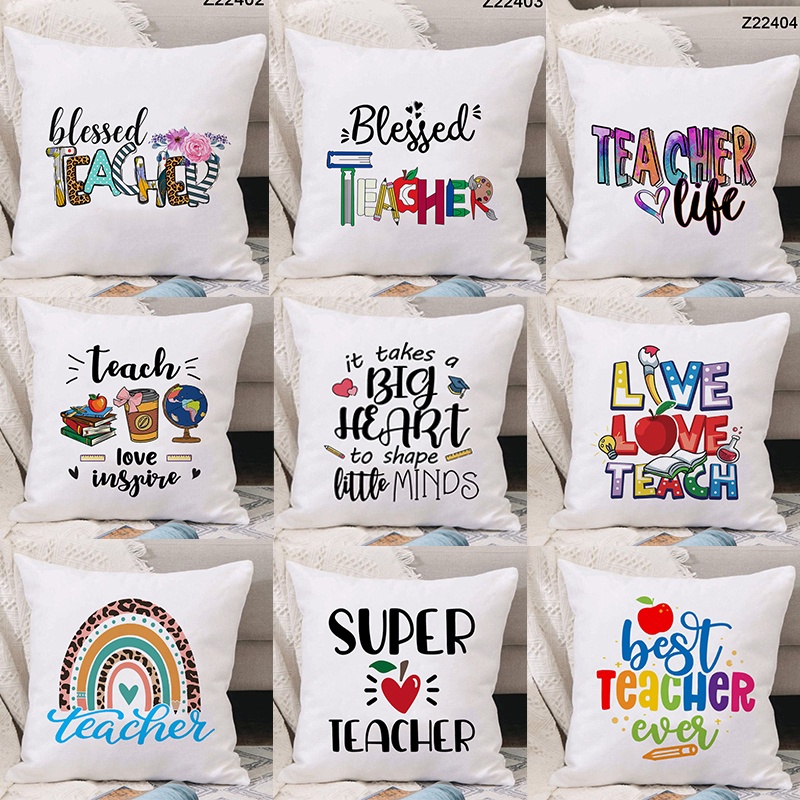 Teacher Appreciation Gift Super Teachers Simple Pillowcase Decorative