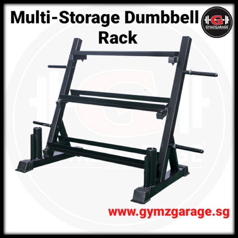 Multi Storage Dumbbell Rack Home Gym Fitness Hex Dumbbell Bar Hexagon