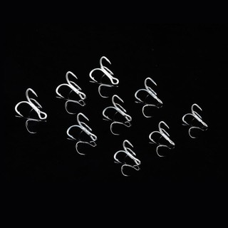 20pcs Box 1 2 4 6 8 10 12 14 High Carbon Steel Treble Sea Fishing