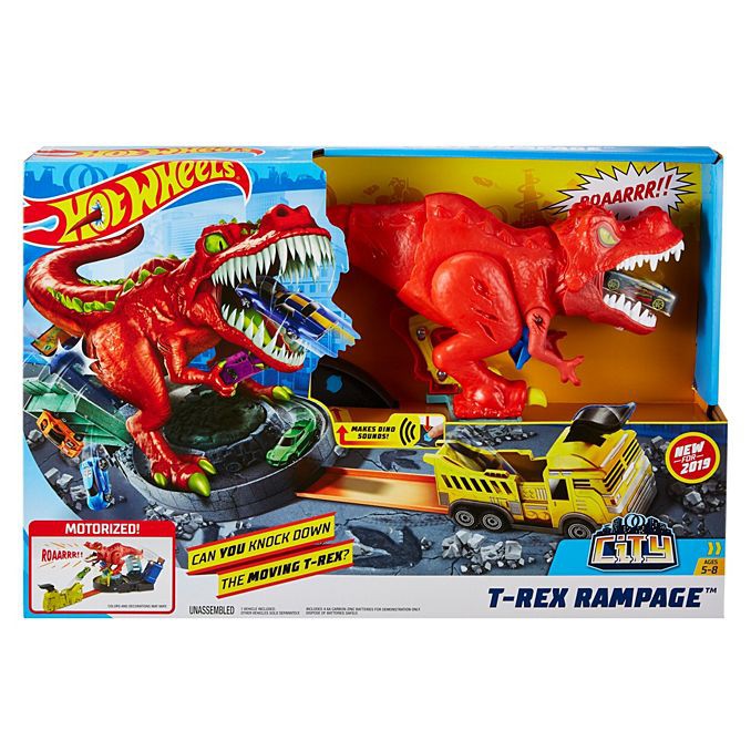 Hot Wheels T Rex Rampage Playset Safe Packing Shopee Singapore