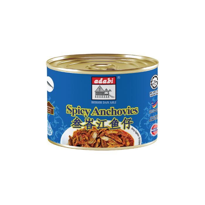 Adabi Spicy Anchovies Sambal Ikan Bilis G Shopee Singapore