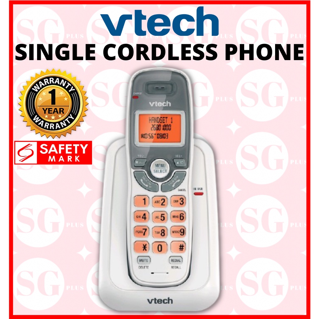 Vtech Cs Digital Cordless Phone Shopee Singapore