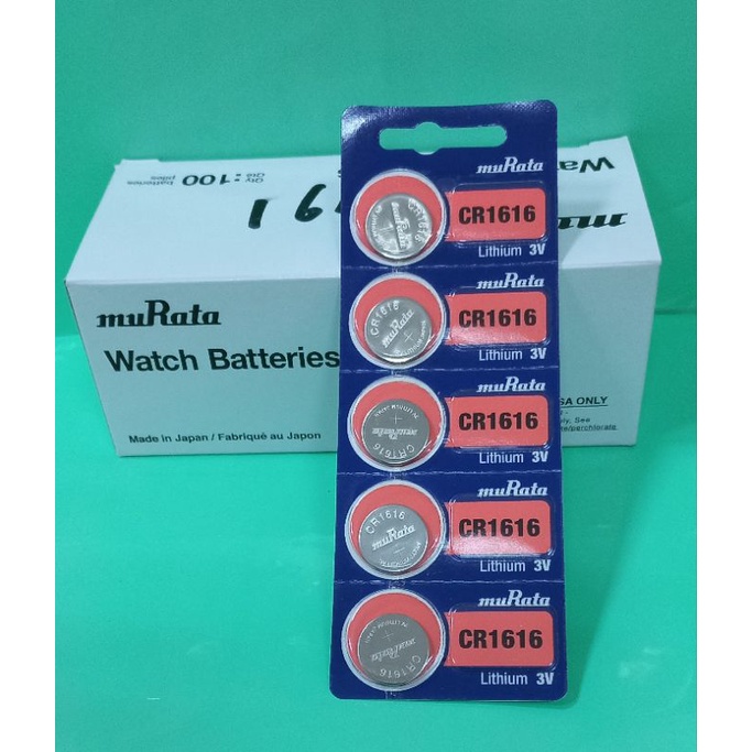 Made In Japan Pieces Murata Cr Lithium V Cell Battery Shopee