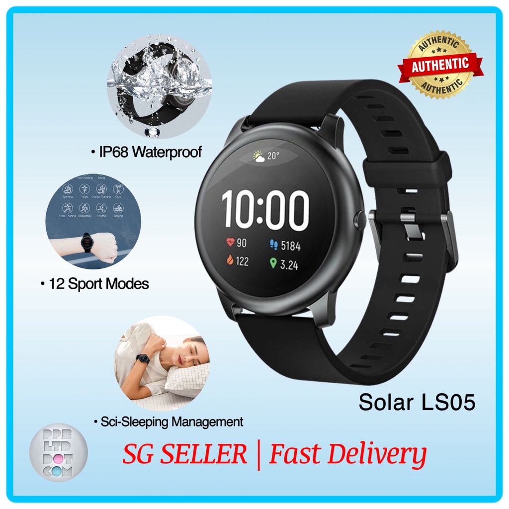 Global Version Haylou Solar LS05 Smart Watch Metal Round Case 12