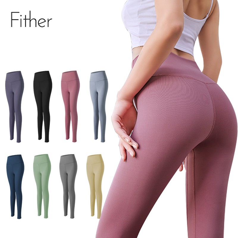 Ready Stocks Fit Her Yoga Pants Nude Self Cultivation Double Sided