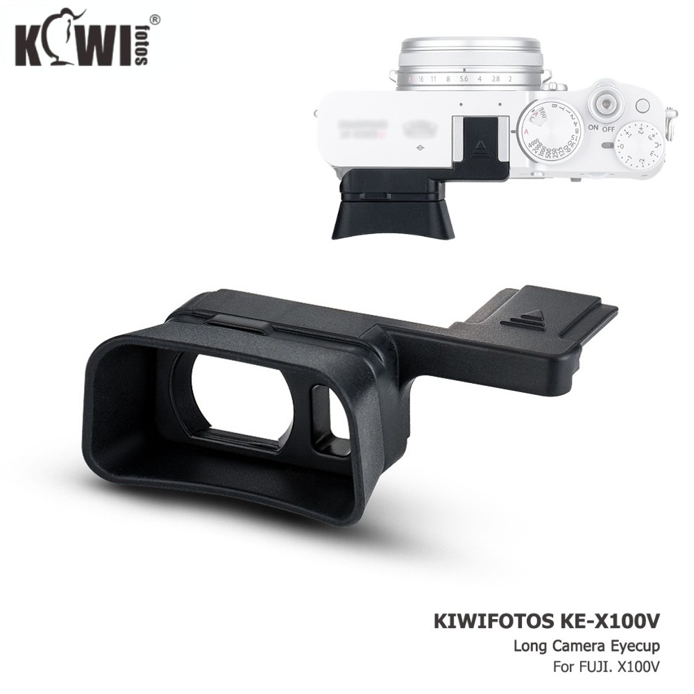 Kiwifotos Long Eyecup For Fuji Fujifilm X Vi X V Camera In Hot