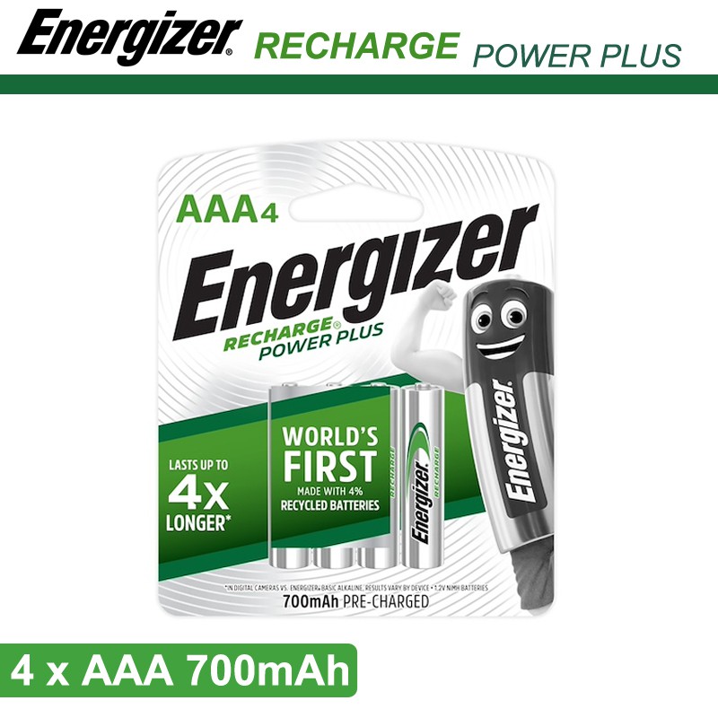 Energizer Recharge Power Plus S Aaa Mah Rechargeable Batteries