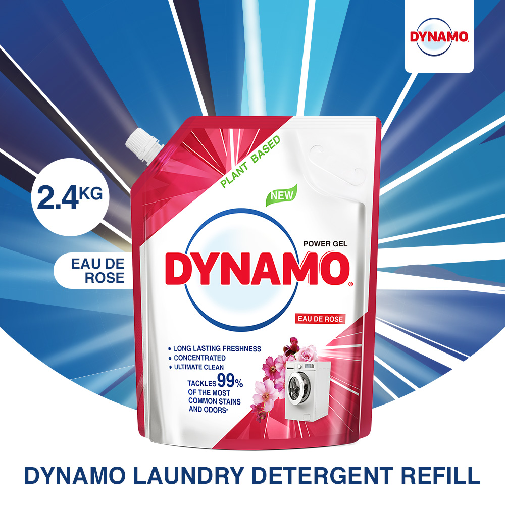 Dynamo Plant Based Laundry Liquid Detergent Refill Pack Kg Eau De