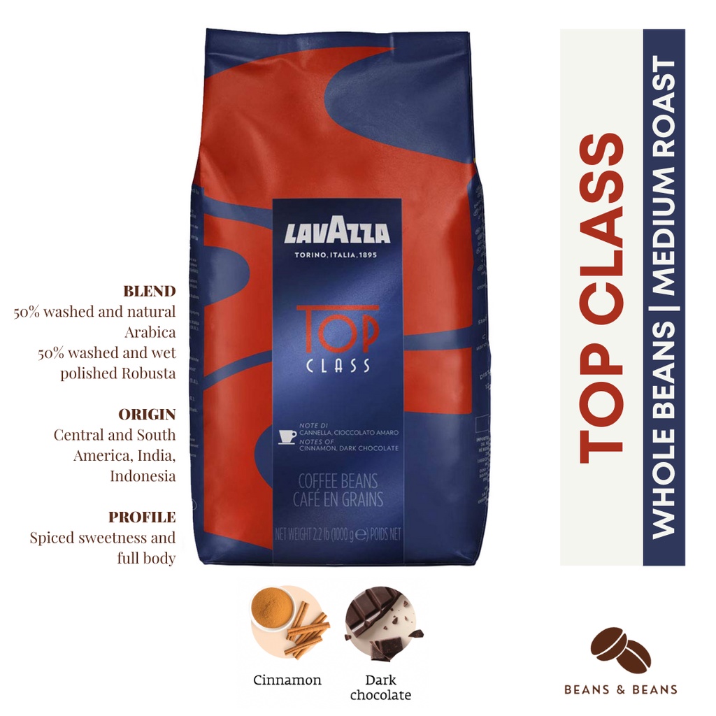 Lavazza Whole Beans Oro Super Crema Barista Rossa Tierra Selection All