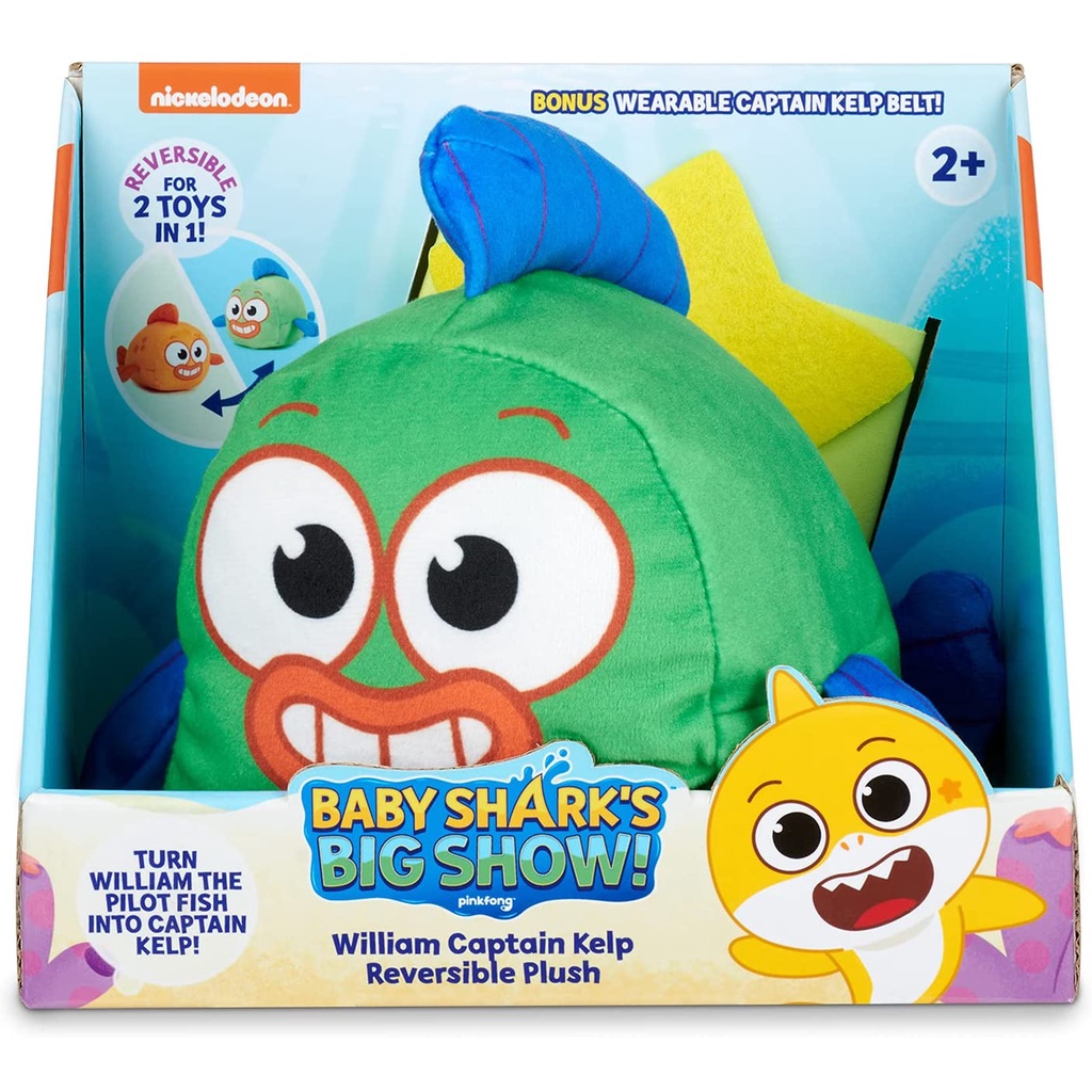 Pinkfong Baby Shark S Big Show William Captain Reversible WowWee