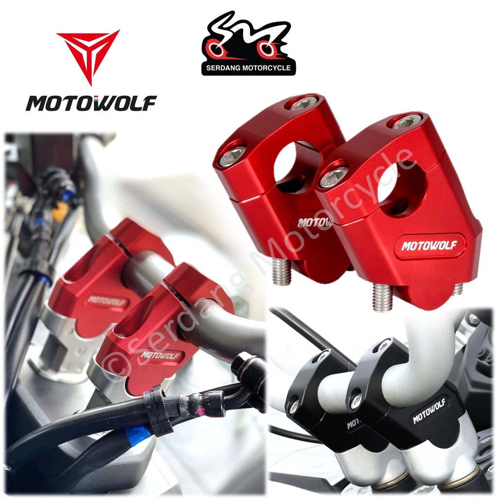 Motowolf Handlebar Riser ADV150 ADV160 Height Handle Bar 28mm 22mm