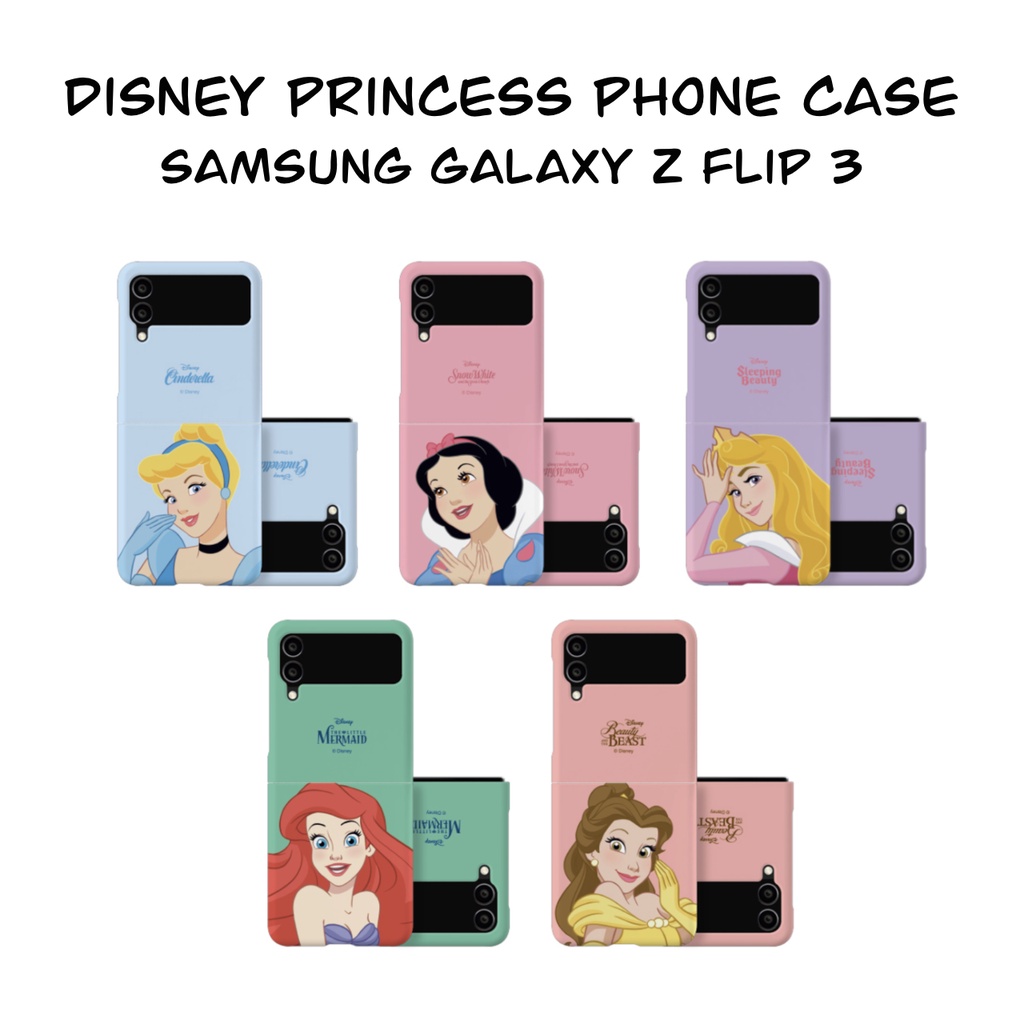 Disney Princess Phone Hard Case Samsung Galaxy Z Flip 3 Premium