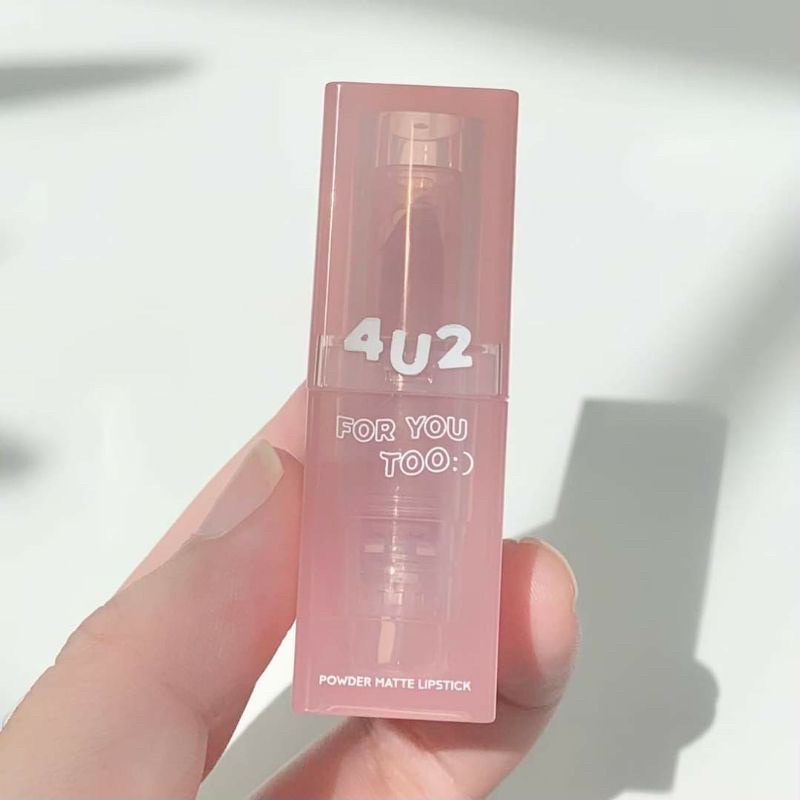 New Lip U Very Beautiful Color Nude Pink Tone Soft Matte Light And
