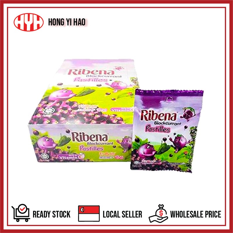 Ribena Blackcurrant Pastilles 36x10g Shopee Singapore