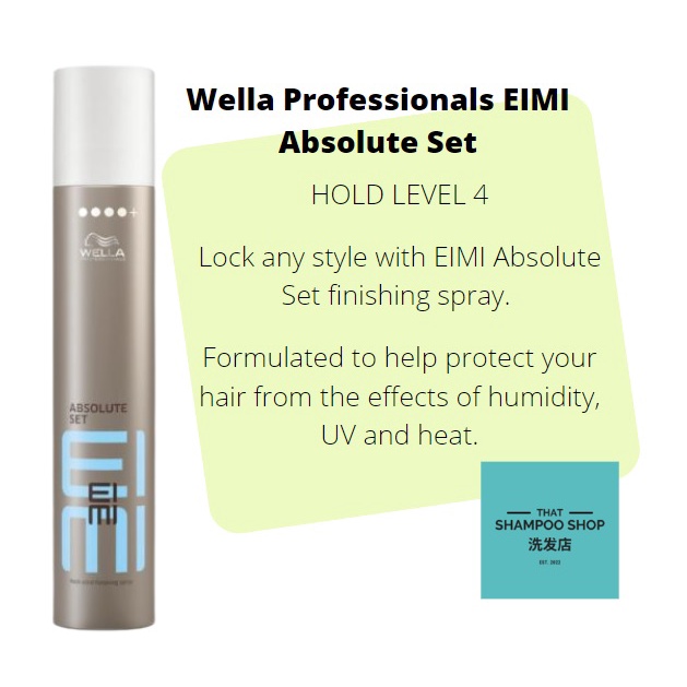 Wella Professionals EIMI Absolute Set 300ml Shopee Singapore