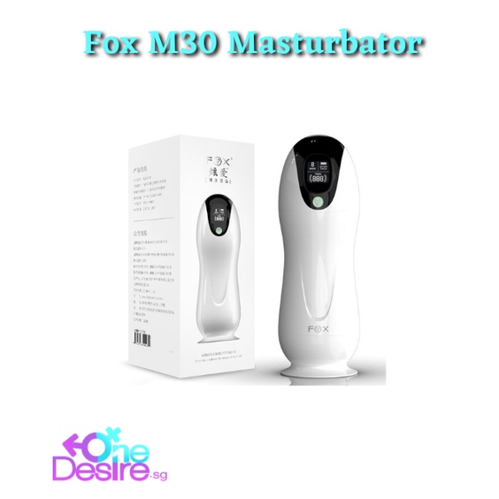 Fox M Masturbator Realistic Vagina Male Masturbator Cup Clamping