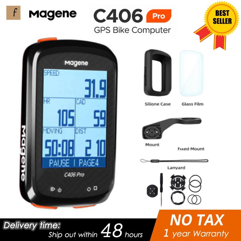 Magene C406 Pro GPS Enabled Bike Computer MTB Road Bicycle BLE ANT