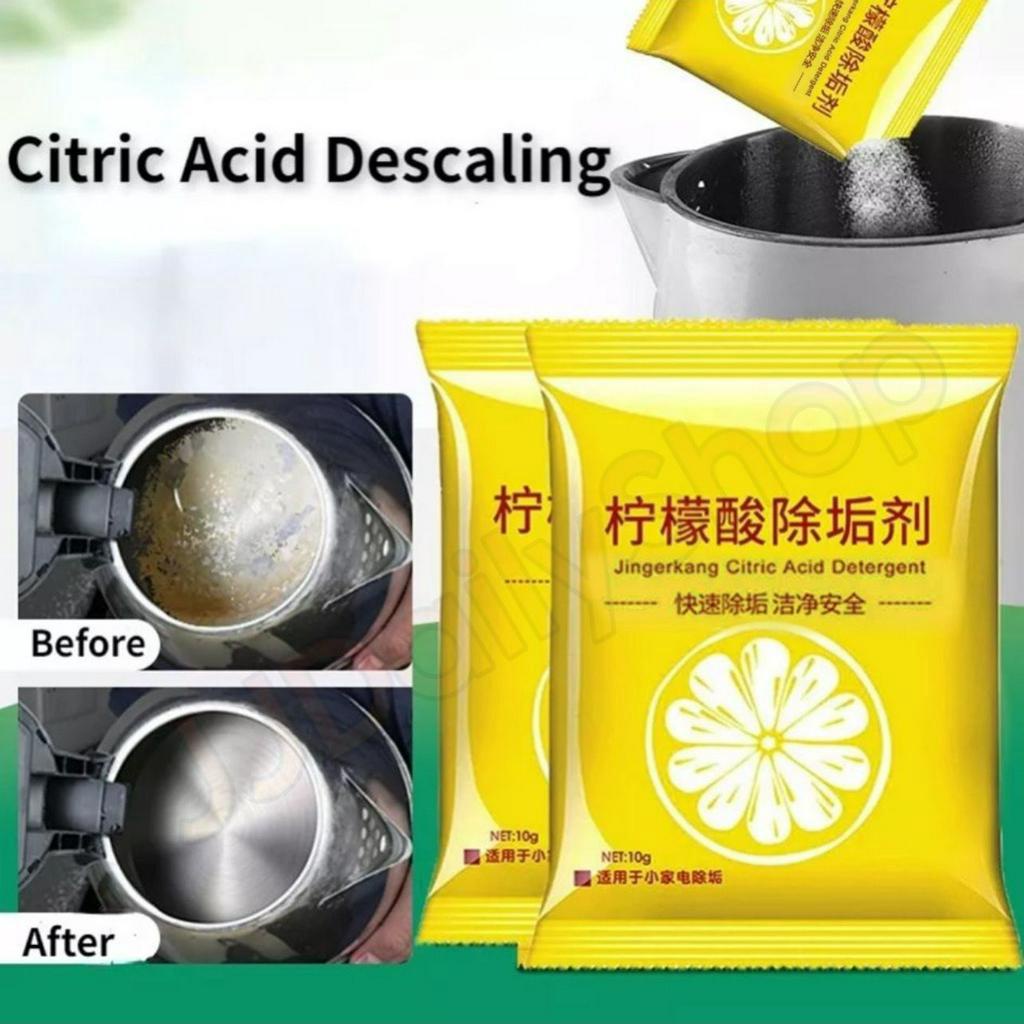 SG Ready Stock 30 Pcs Citric Acid Descaling Remover Cleaner Rust