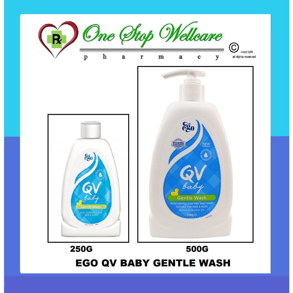 EGO QV BABY GENTLE WASH 250G 500G Shopee Singapore