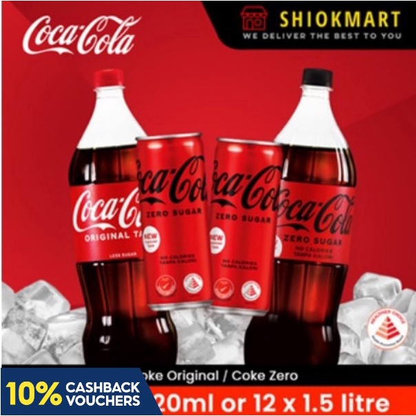 SAME AS NTUC FREE GIFT Coca Cola Coke Zero No Sugar Rasa Asli