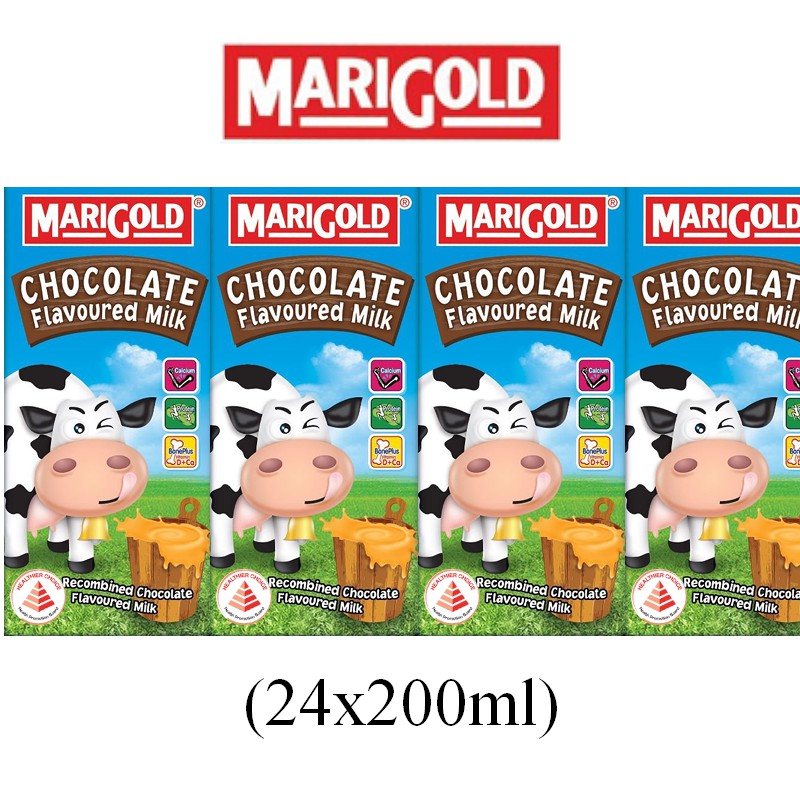 Marigold UHT Milk 24 X 200ml Shopee Singapore