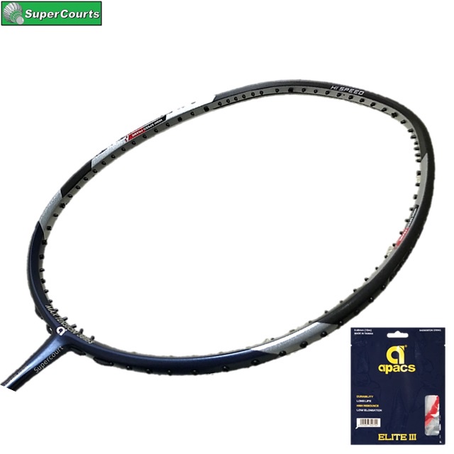 Apacs Lethal Install With Stringapacs Elite Iii Badminton Racket