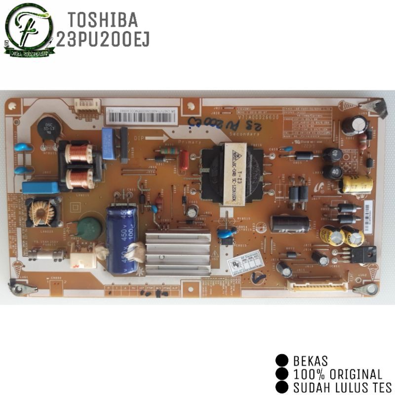 Mesin Psu Power Supply Regulator Tv Machine Toshiba Pu Ej Pu