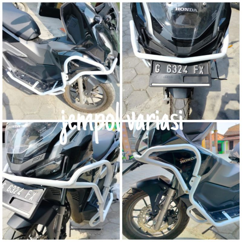 New Honda Adv Crashbar Full Plus Jalu Frame Slyder Shopee Singapore