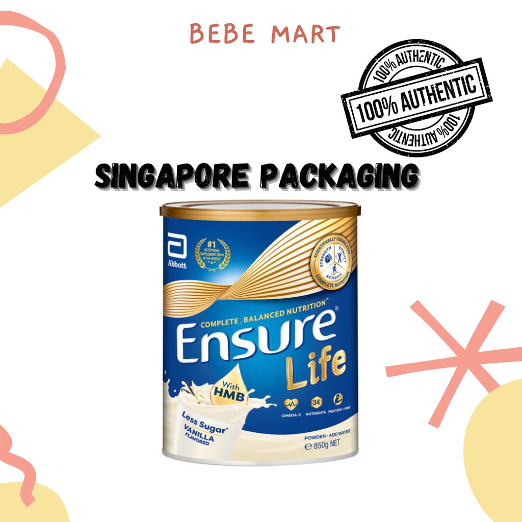 Ensure Life With Hmb Adult Nutrition G Shopee Singapore