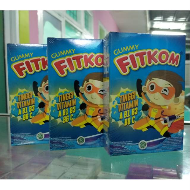 Fitkom Gummy Vitamin C A B 1 Box 4 Sacet Shopee Singapore