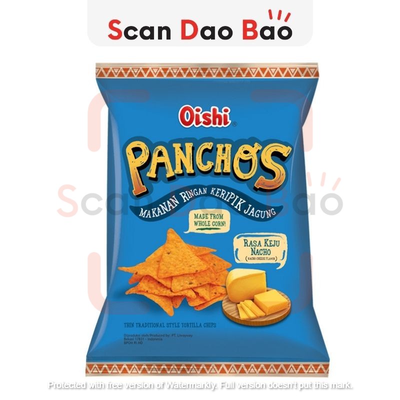 Oishi Panchos Nacho Cheese Flavor G Shopee Singapore