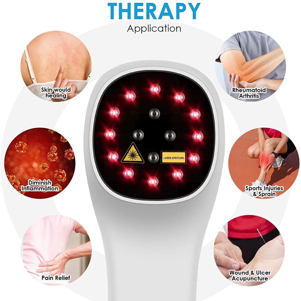 KTS Laser Therapy Device Handheld Medical Device 650nm 808nm For Back